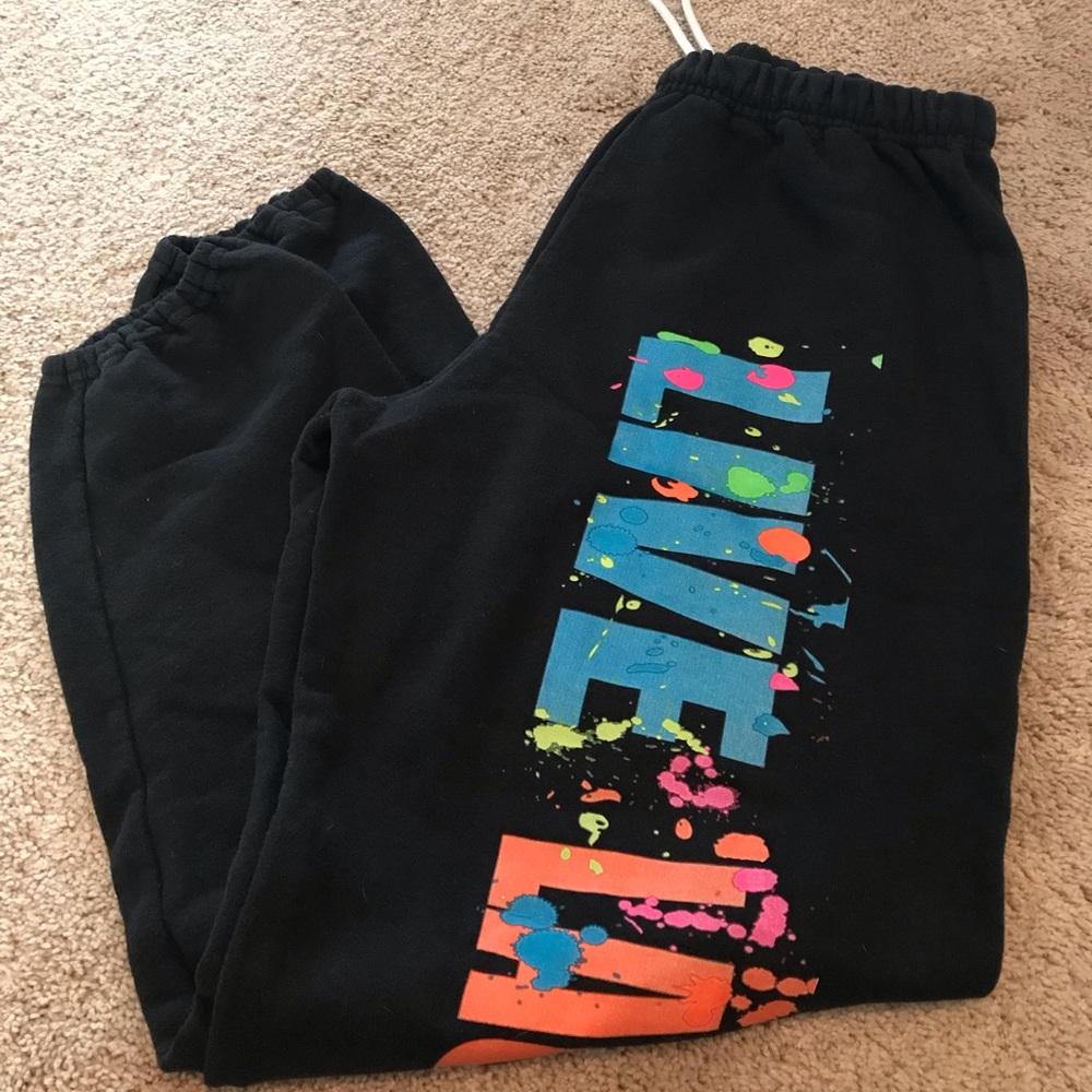 Jersey shore boardwalk sweat pants
